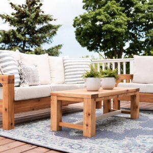 One Arm 2x4 Outdoor Sofa - Sectional Piece